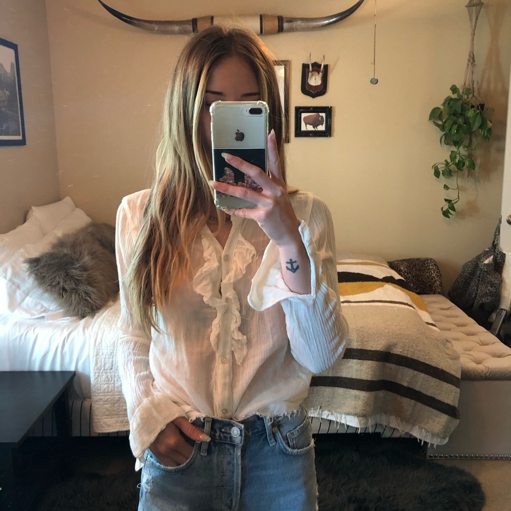 Nsf gauzy blouse